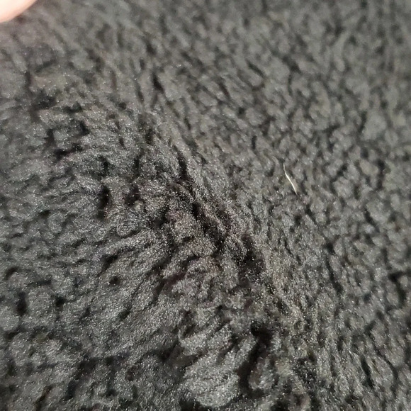 Coleman waffle knit sherpa lined pullover front pocket shirt NWT black - Picture 9 of 9